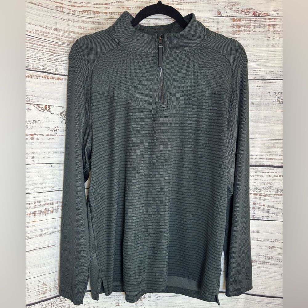 Nike Top Mens Size Medium Vapor Half Zip Golf Shirt Dry Fit Adv Tech Breathable